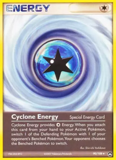Cyclone Energy 90/108 Power Keepers Pokemon card