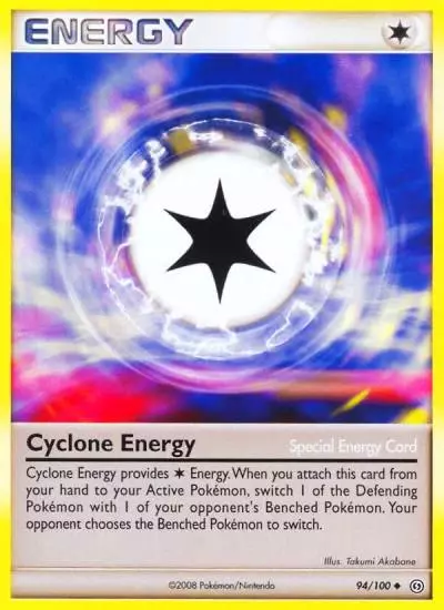 Cyclone Energy 94/100 Stormfront Pokemon card
