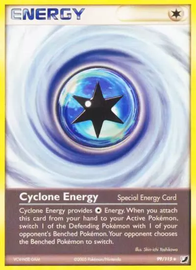 Cyclone Energy 99/115 Unseen Forces Pokemon card