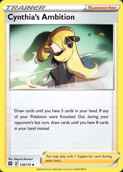 Cynthia's Ambition 138/172 Brilliant Stars Pokemon card