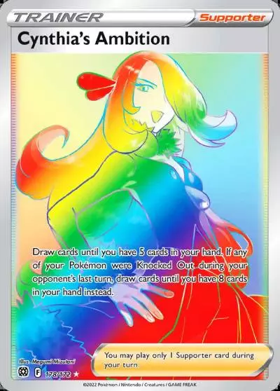 Cynthia's Ambition 178/172 Brilliant Stars Pokemon card