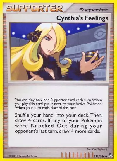 Cynthia's Feelings 131/146 Legends Awakened Pokemon card