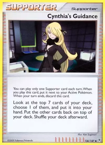 Cynthia's Guidance 136/147 Supreme Victors Pokemon card