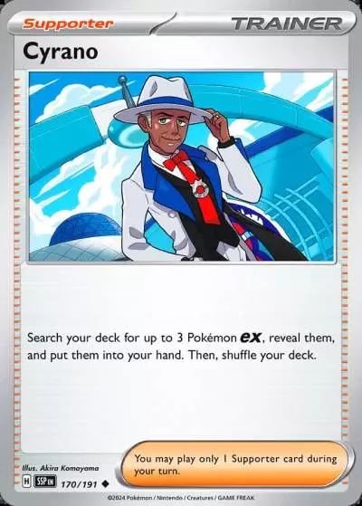 Cyrano 170/191 Surging Sparks Pokemon card