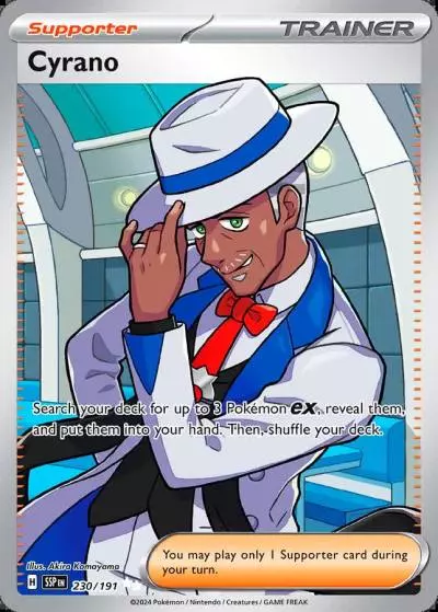 Cyrano 230/191 Surging Sparks Pokemon card