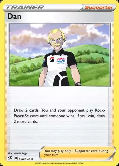 Dan 158/192 Rebel Clash Pokemon card
