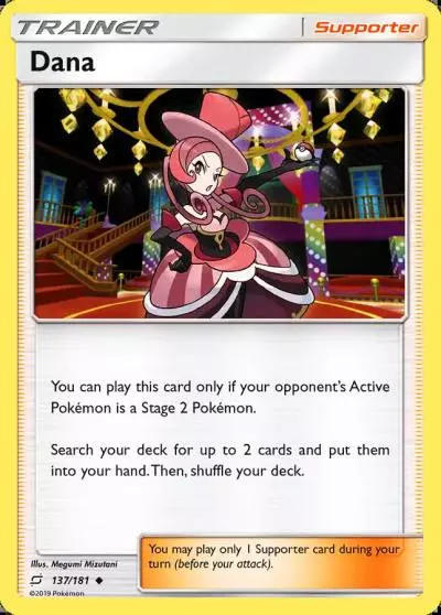 Dana 137/181 Team Up Pokemon card