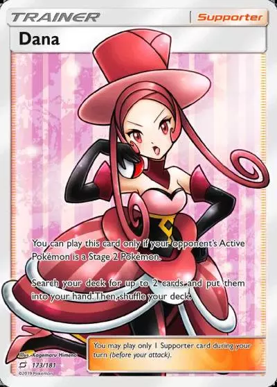 Dana 173/181 Team Up Pokemon card