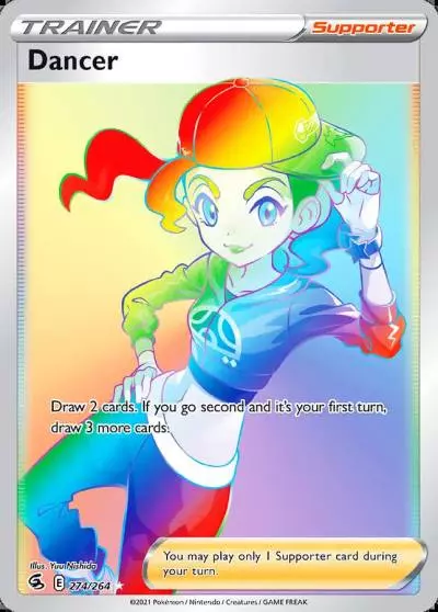 Dancer 274/264 Fusion Strike Pokemon card