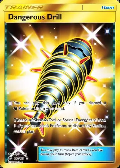Dangerous Drill 192/181 Team Up Pokemon card