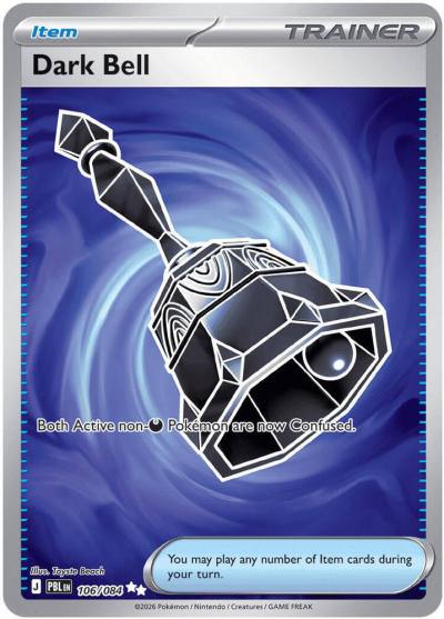 Dark Bell 106/84 Pitch Black Pokemon card