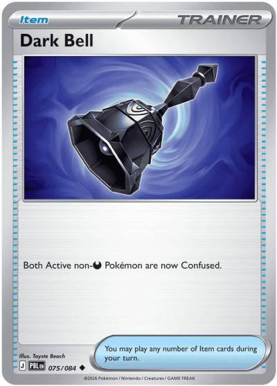 Dark Bell 75/84 Pitch Black Pokemon card