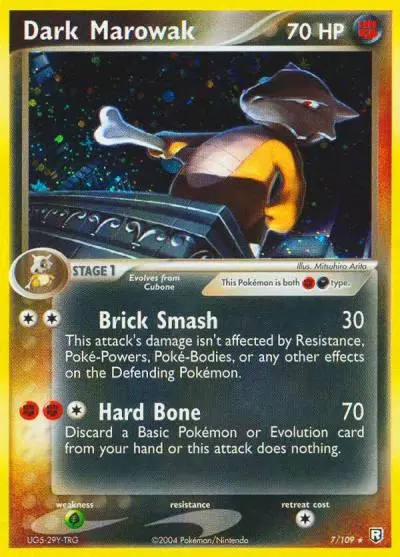 Dark Marowak 7/109 Team Rocket Returns Pokemon card