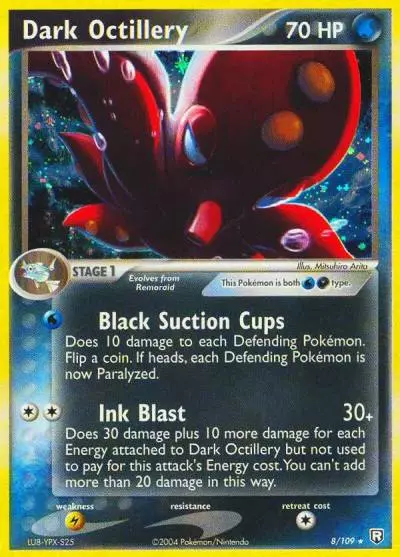 Dark Octillery 8/109 Team Rocket Returns Pokemon card