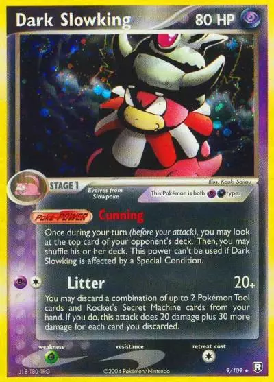 Dark Slowking 9/109 Team Rocket Returns Pokemon card
