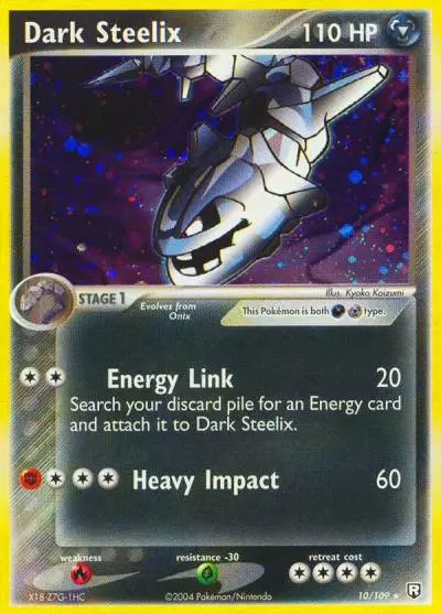 Dark Steelix 10/109 Team Rocket Returns Pokemon card
