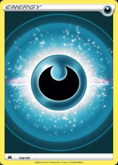 Darkness Energy 158/159 Crown Zenith Pokemon card