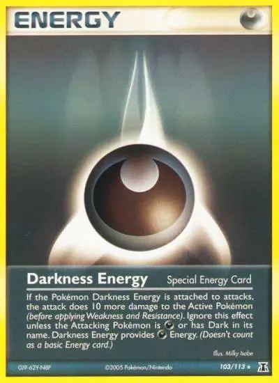 Darkness Energy 103/113 Delta Species Pokemon card