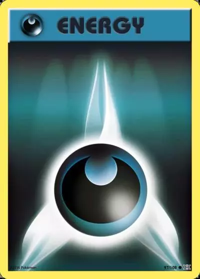 Darkness Energy 97/108 Evolutions Pokemon card