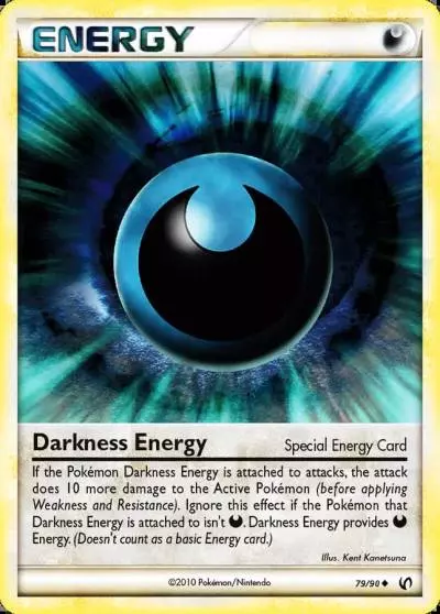 Darkness Energy 79/90 HS—Undaunted Pokemon card