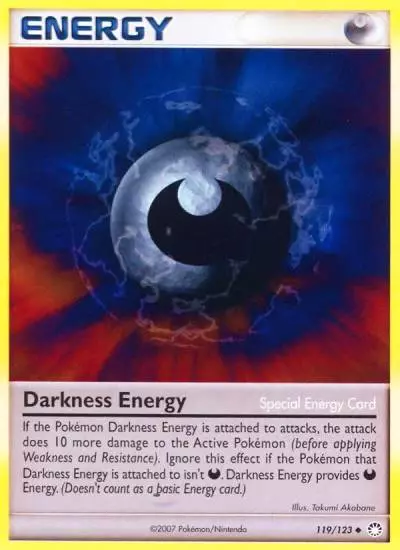 Darkness Energy 119/123 Mysterious Treasures Pokemon card