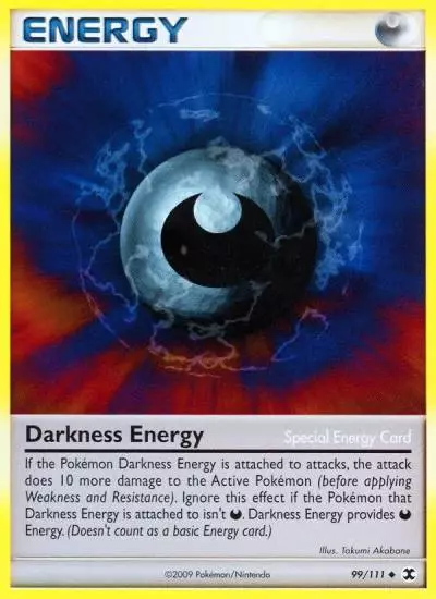 Darkness Energy 99/111 Rising Rivals Pokemon card