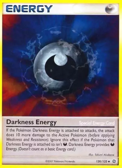 Darkness Energy 129/132 Secret Wonders Pokemon card