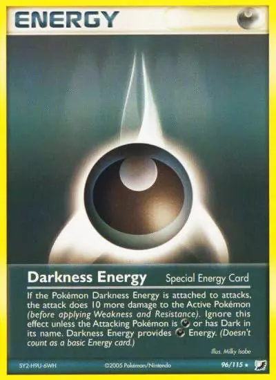 Darkness Energy 96/115 Unseen Forces Pokemon card