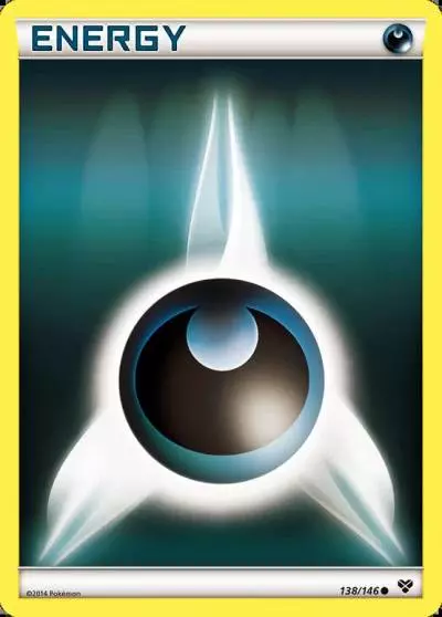 Darkness Energy 138/146 XY Pokemon card