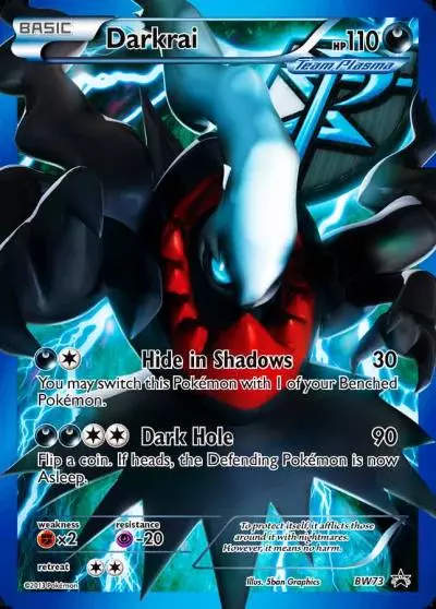 Darkrai BW73/101 BW Black Star Promos Pokemon card