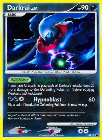 Darkrai DP52/56 DP Black Star Promos Pokemon card