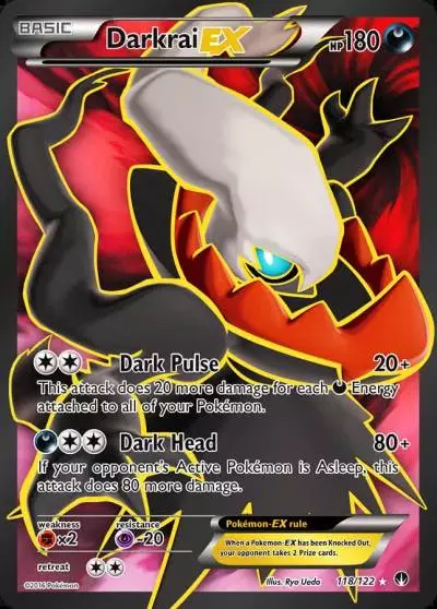 Darkrai-EX 118/122 BREAKpoint Pokemon card