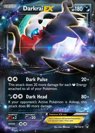 Darkrai-EX 74/122 BREAKpoint Pokemon card
