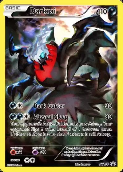 Darkrai XY114/211 XY Black Star Promos Pokemon card