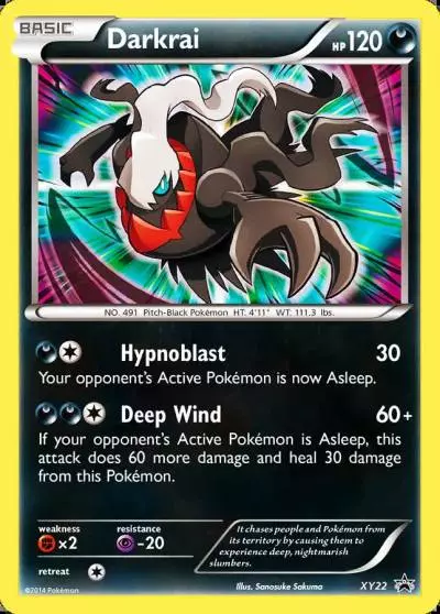 Darkrai XY22/211 XY Black Star Promos Pokemon card