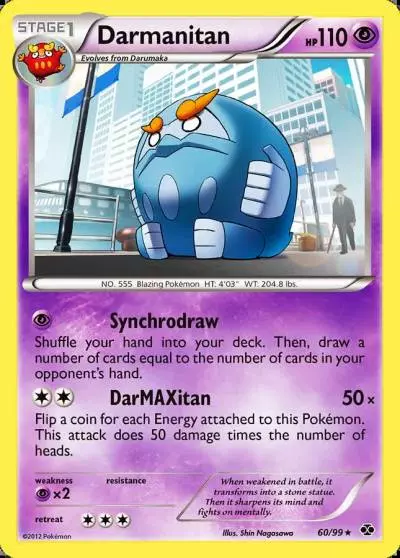 Darmanitan 60/99 Next Destinies Pokemon card