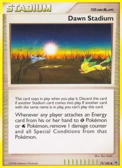 Dawn Stadium 79/100 Majestic Dawn Pokemon card