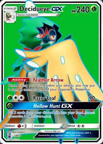 Decidueye-GX SM37/248 SM Black Star Promos Pokemon card