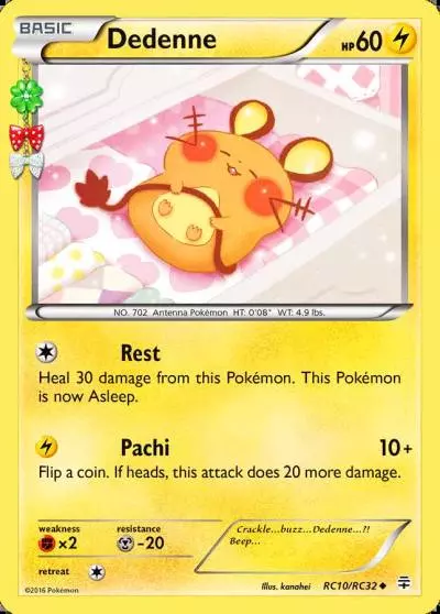 Dedenne RC10/83 Generations Pokemon card