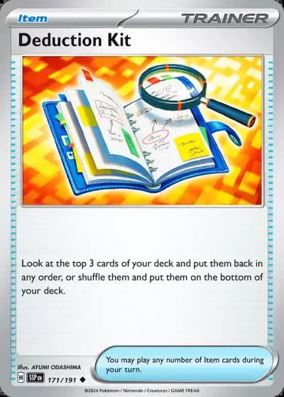 Deduction Kit 171/191 Surging Sparks Pokemon card