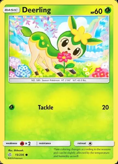Deerling 15/236 Cosmic Eclipse Pokemon card