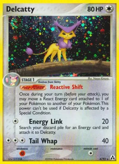 Delcatty 4/92 Legend Maker Pokemon card