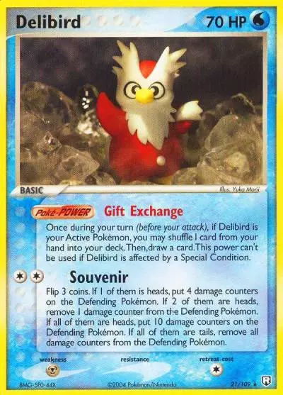 Delibird 21/109 Team Rocket Returns Pokemon card