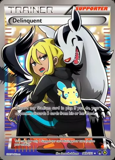 Delinquent 98b/122 BREAKpoint Pokemon card