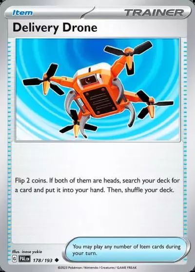 Delivery Drone 178/193 Paldea Evolved Pokemon card