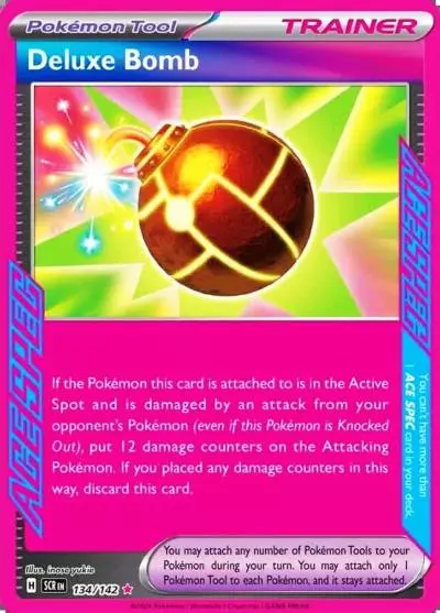 Deluxe Bomb 134/142 Stellar Crown Pokemon card