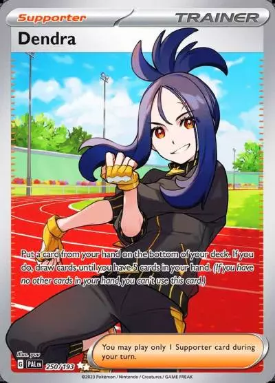 Dendra 250/193 Paldea Evolved Pokemon card