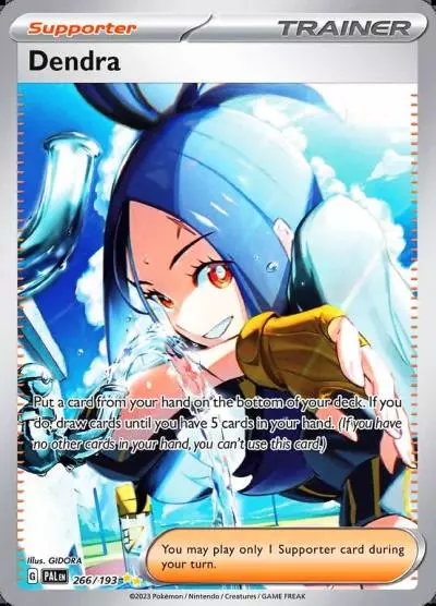 Dendra 266/193 Paldea Evolved Pokemon card