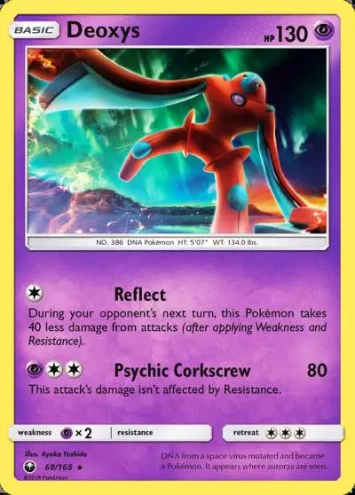 Deoxys 68/168 Celestial Storm Pokemon card