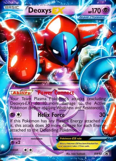 Deoxys-EX BW82/101 BW Black Star Promos Pokemon card